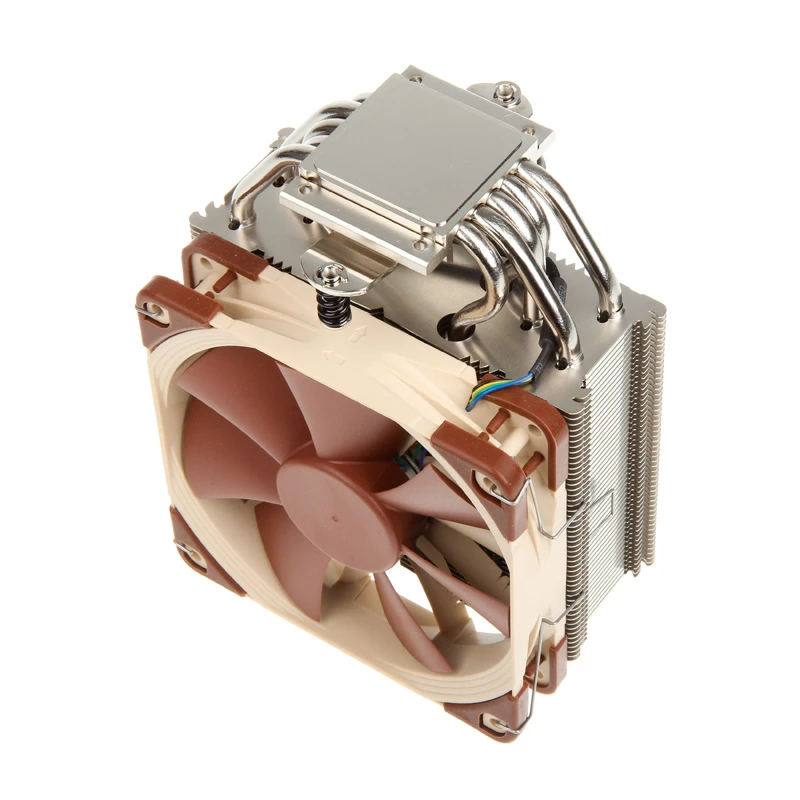 CPU aušintuvas Noctua NH-U12S, 120 mm ventiliatorius, 1500 RPM, 93,4 m³/h oro srautas, 22,4 dB, nerūdijantis plienas, 158×125×71 mm