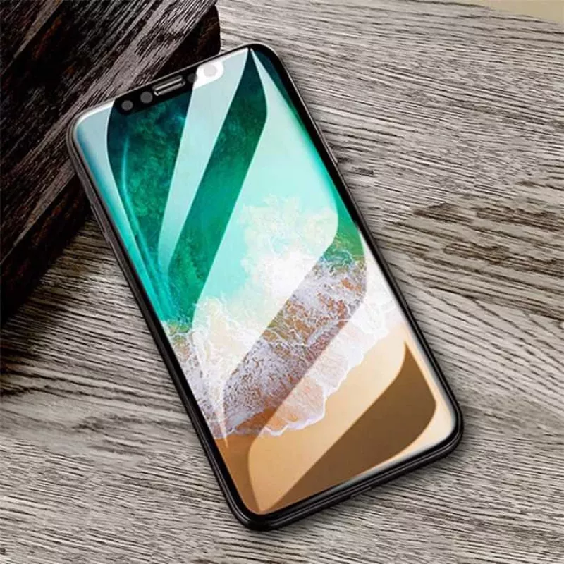 Grūdinto stiklo ekrano apsauga Devia Van Entire View, iPhone XR – Antirefleksinė, Juoda
