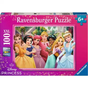 Vaikų dėlionė Ravensburger Disney Princess „Gyvenimas kaip pasaka“ – 100 detalių, vaikams