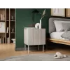 Naktinės spintelės Cama Meble ISLA 44,5x40x59 cm matinė kaspinė, MDF ir medžio drožlių plokštė, 2 vnt.