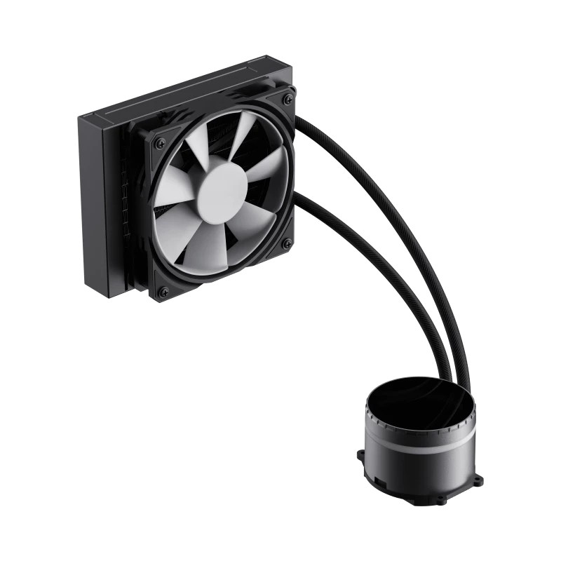 Gamemax ICEBURG 120 BK | 120 mm CPU skysčio aušintuvas | Juodas