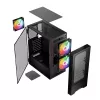 Korpusas Logic ARYA ARGB MINIDI USB 3.0 Juodas