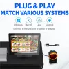 Stalinis brūkšninių kodų skaitytuvas QOLTEC 50857 — 1D/2D, USB, ABS korpusas, juodas, 1,75 m laidas