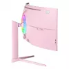 Lenktas monitorius Arozzi Nova 49 inch (124,5 cm) Dual QHD 5120×1440 LED VA 32:9 4 ms Rožinis