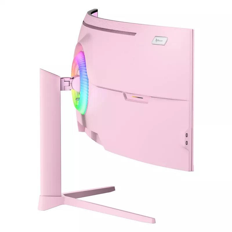 Lenktas monitorius Arozzi Nova 49 inch (124,5 cm) Dual QHD 5120×1440 LED VA 32:9 4 ms Rožinis