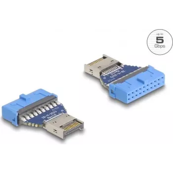 DeLOCK USB adapteris, vidinis 19 kontaktų šukos į USB Type-E kištuką, 5 Gbps