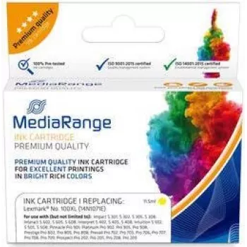 Kasetė MediaRange Lexmark Nr. 100XL Geltona