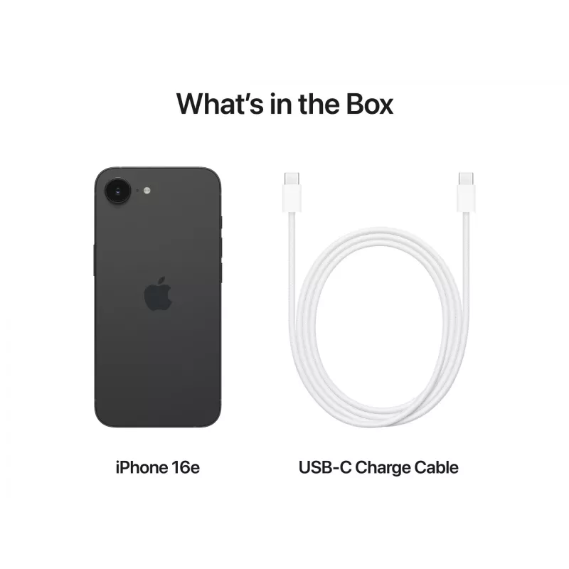 Išmanusis telefonas Apple iPhone 16e 6,1 colio 256 GB juodas