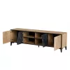 Cama 4D RTV spintelė OVO 180x38xH53 ąžuolas/betonas
