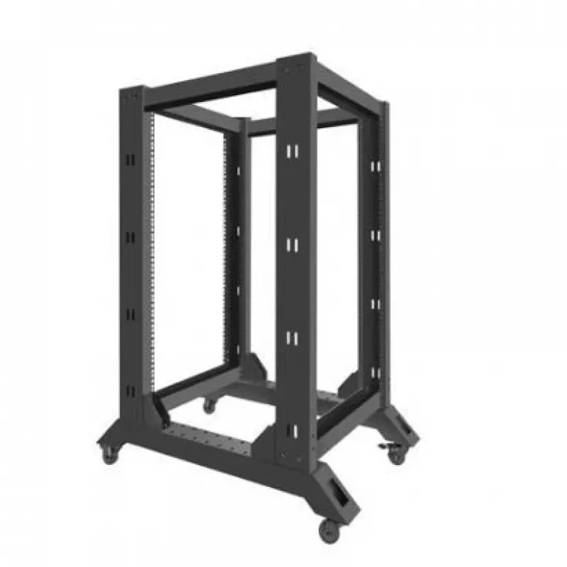 Lanberg atviras stovas 19 inch 18U 600x800 mm juodas