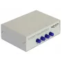DeLock Switch VGA 4 prievadų rankinis dvipusis – vaizdo jungiklis – 4 x VGA – stalinis (87635)