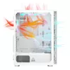 PC korpusas Montech X3 GLASS Midi Tower baltas