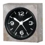 NeXtime klok 5167 Real Time Heavy Metal sieninis laikrodis, 9.5x9.5x3.2 cm, pilkas