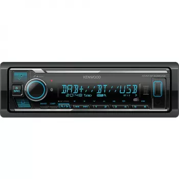 Kenwood KMM-BT508DAB, juodas, 1 DIN, 200 W, 50 W, Bluetooth, DAB+