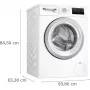 Bosch WAN2813APL Series 4 Priekinio pakrovimo skalbimo mašina 8 kg 1400 aps/min Balta