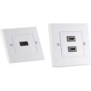 shiverpeaks BASIC-S HDMI sieninis lizdas, 2x HDMI, gryna balta