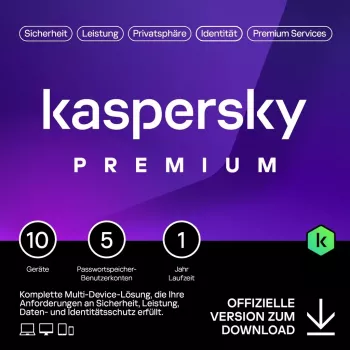 Kaspersky Premium – 10 įrenginių, 1 metai – ESD parsisiuntimas