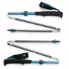Žygio lazdos Black Diamond Distance Carbon FLZ – sulankstomos anglies pluošto, reguliuojamos 125–140 cm, 3 segmentai, 364 g, 40 cm sulankstytos