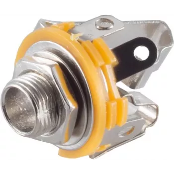 Lizdas stereo ShiverPeaks 50250 6,3 mm atviras kištukinis lizdas, metalinis korpusas