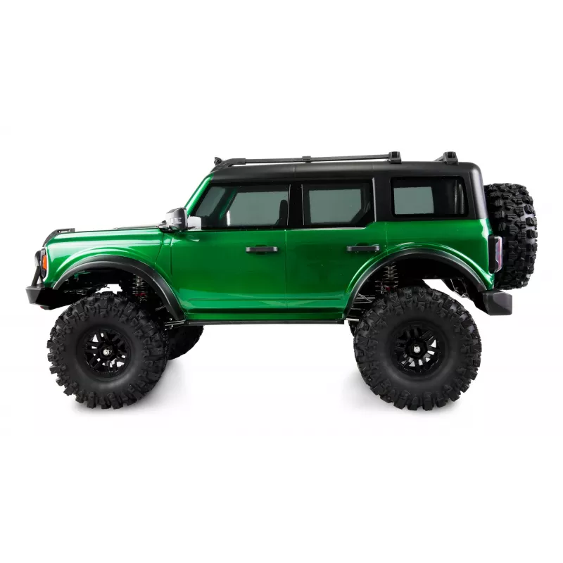 Amewi Crawler AMXRock Caballo 4WD 1:10 mastelio nuotoliniu valdymu visureigis žaliai metalinis