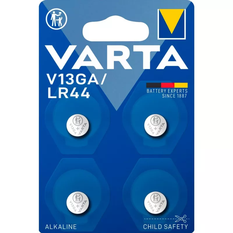 Vienkartinė baterija Varta 04276 101 404 LR44 Šarminė 11,6x5,4 mm
