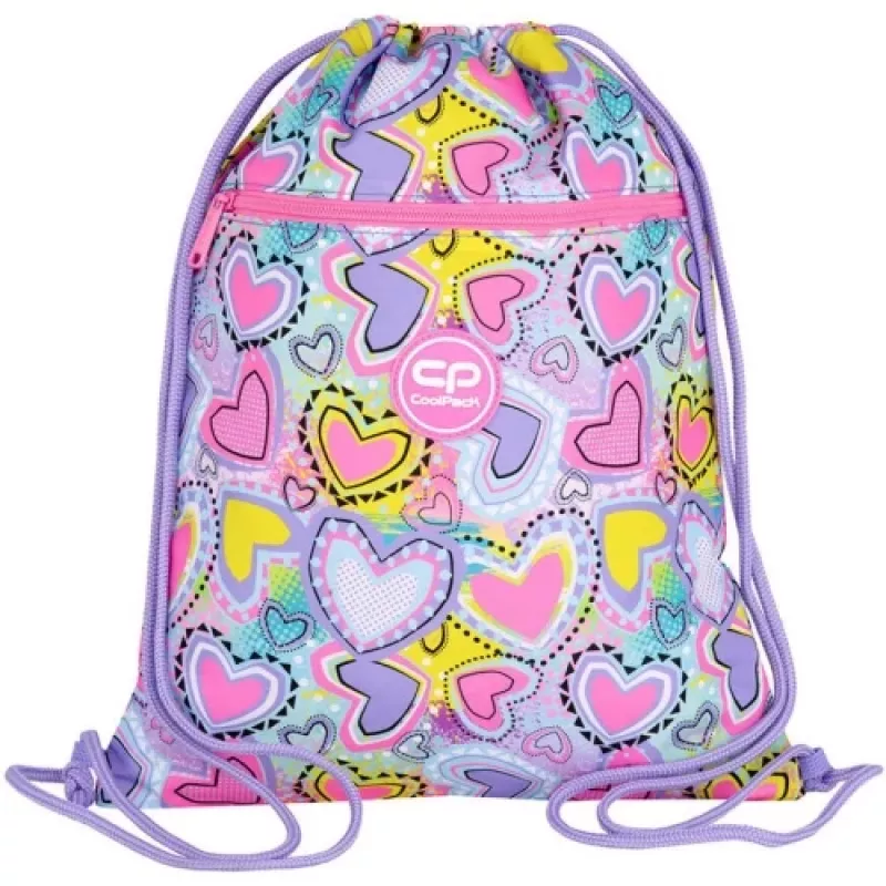 Sportinis krepšys CoolPack Vert Pastel Hearts