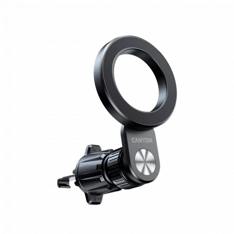 CANYON magnetinis laikiklis automobiliui OnGrip 12 siurblys + oro anga juodas