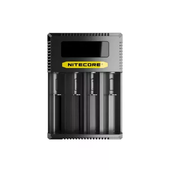 Nitecore Ci4 įkroviklis – universalus USB įkroviklis Li‑Ion, NiCd, NiMH baterijoms, 5/9/12V, 3A, plastikinis