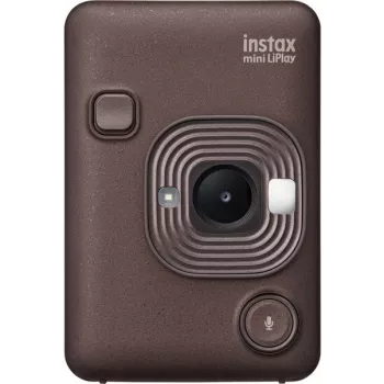 Momentinė spausdinimo kamera Fujifilm Instax mini LiPlay – 1/5 colio 2560×1920 CMOS, spausdina 86×54 mm, 2,7 colio TFT, bronzinė