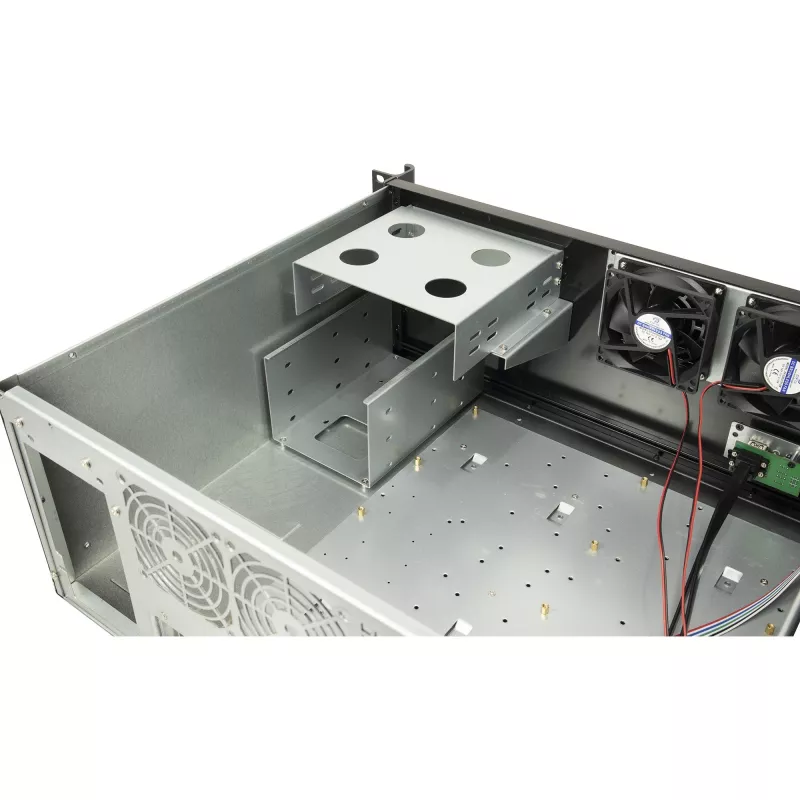 Stovo serverio korpusas Inter-Tech 4U-K-439L juodas