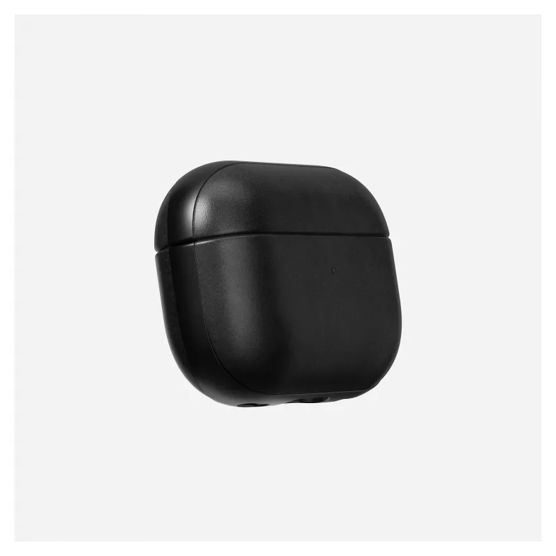 Nomad Modern Leather Case odinis dėklas — oda, mikropluoštas, polikarbonatas, juodas