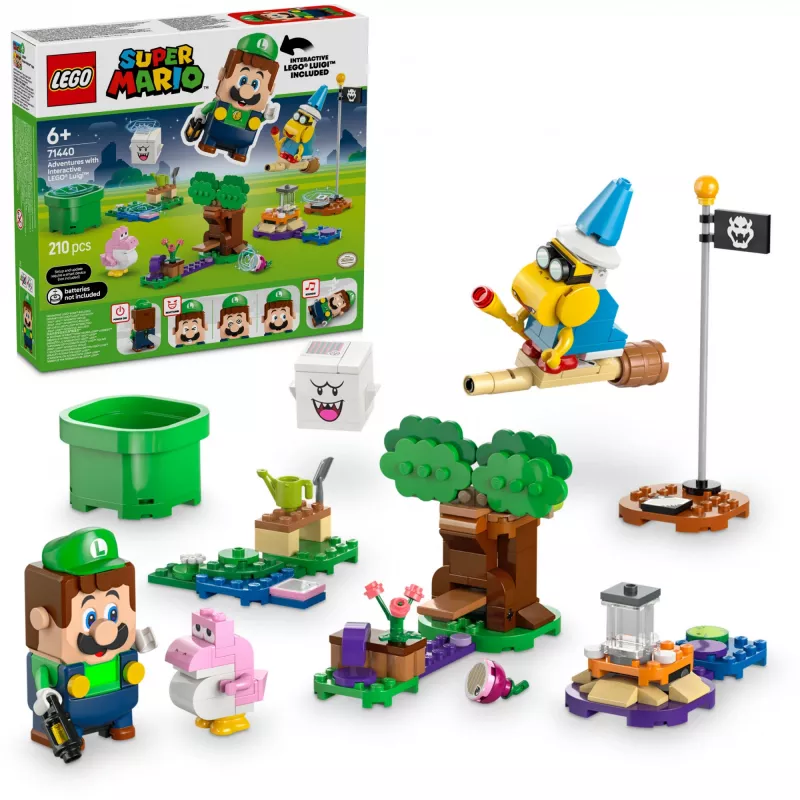 Konstruktorius LEGO 71440 Super Mario interaktyvi LEGO Luigi figūrėlė