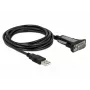 DELOCK adapteris USB 2.0 Tipo-A į 1 x Serijinį RS-232 DB9 3 m
