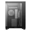 PC korpusas DeepCool CG530 4F Midi Tower Juodas — grūdintas stiklas, ATX/ITX/Micro ATX, 3x120mm ventiliatoriai, USB-C