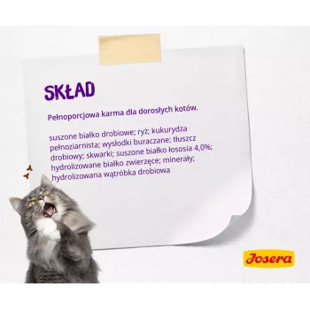Josera 9310 sausas kačių ėdalas suaugusiems Paukštiena, Lašiša 10 kg