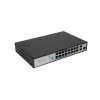 Switch Extralink VIRTUS V3 Unmanaged L2 16x Fast Ethernet (10/100) PoE 1U Juodas