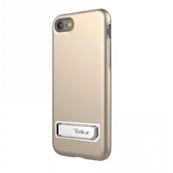 Tellur Premium Kickstand Ultra Shield dėklas iPhone 7 telefonui, auksinės spalvos