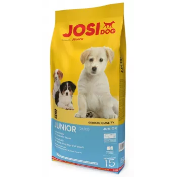 JOSERA JosiDog Junior sausas ėdalas šuniukams, 15 kg, su višta