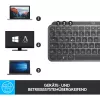 Logitech MX Keys Mini - klaviatūra - su apšvietimu - Bluetooth - QWERTZ - Šveicariška - grafito spalvos (920-010485)