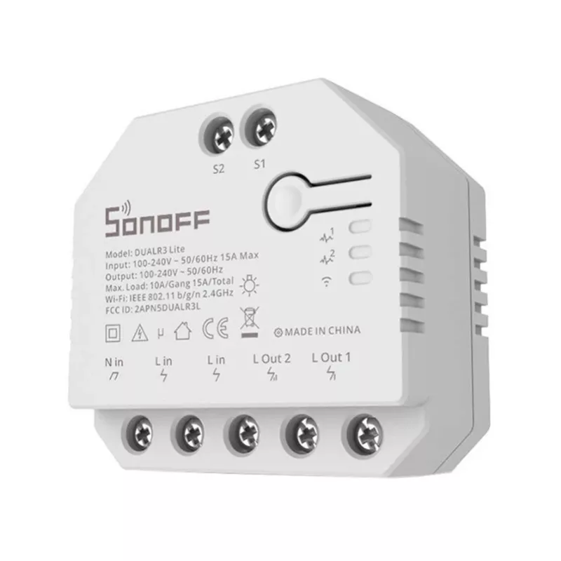 Sonoff Dual R3 Lite išmanusis jungiklis