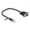 Tinklo kabelis DeLOCK 88008 Juodas 0,3 m RJ-45