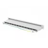 Patch panel 1U LANBERG PPS7-1024-S — 24 prievadai, Cat7, F/UTP, metalinis, 1U (445×102×44,5 mm)