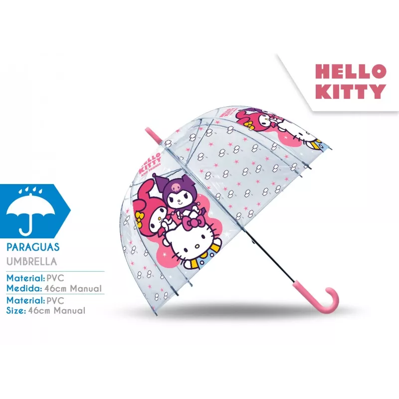 Skaidrus skėtis Hello Kitty