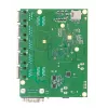 Laidinis maršrutizatorius MikroTik RB450Gx4 Gigabit Ethernet Green