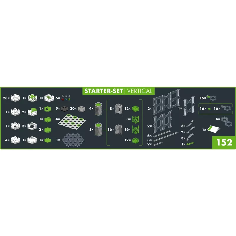 Ravensburger GraviTrax PRO Pradinis Vertikalus Rinkinys maršrutų konstruktorius nuo 8 metų