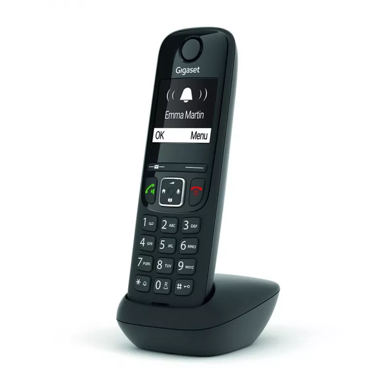Belaidis ragelis Gigaset AS690HX, analoginis/DECT, juodas