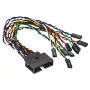 Supermicro CBL-0084L 16 kontaktų priekinio valdymo skydelio šakotasis kabelis, 15 cm