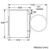 Bosch WNC254A0SN Skalbimo džiovinimo mašina 10,5 kg / 6 kg 1400 aps/min