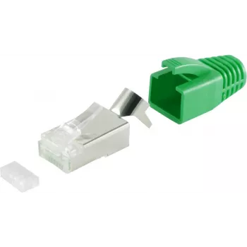 RJ-45 kištukas ShiverPeaks 72067-10G žalia balta