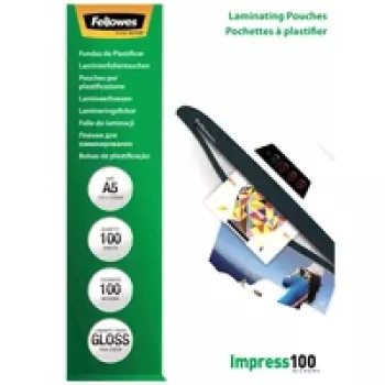 Laminavimo maišeliai blizgūs A5 100 vnt. 100 mikronų 5351002 Fellowes